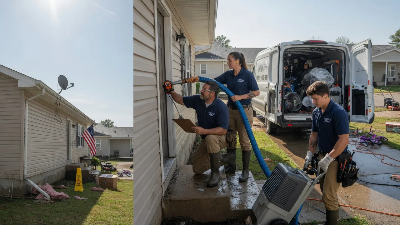 Ceiling Water Damage Restoration in Manquin, VA near me